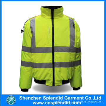 Wholesale High Visibility Clothing Men Fashion Safety Reflective Jacket